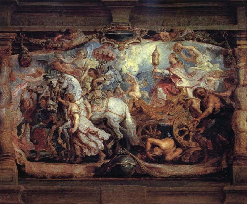 Peter Paul Rubens Triumph of Curch over Fury,Discord,and Hate China oil painting art